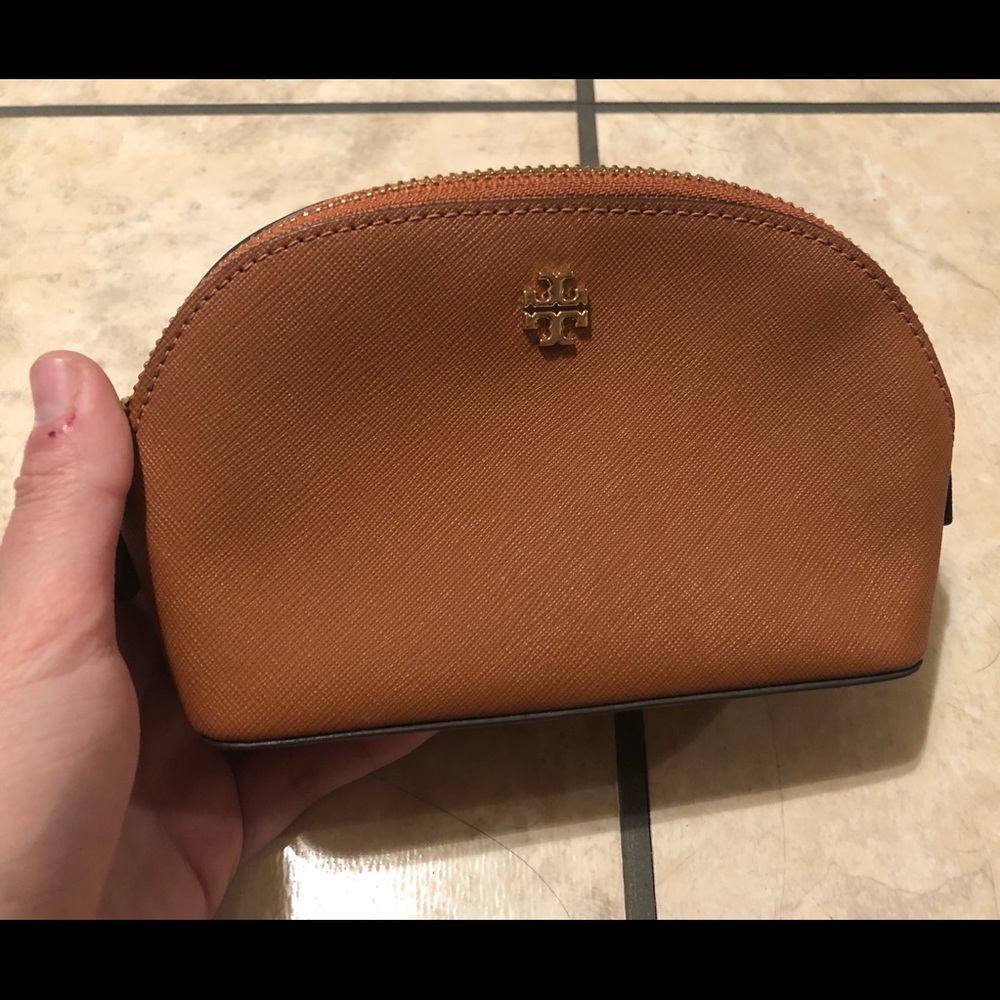 Tory Burch small brown cosmetic